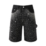 Purple Brand Jeans Crystal Shorts Black