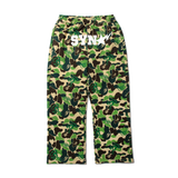 BAPE x SYNA By Central Cee x Spotfy Camo Pants Green