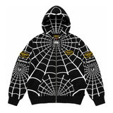 Vanson Leathers x Supreme Spider-Man Hoodie Black