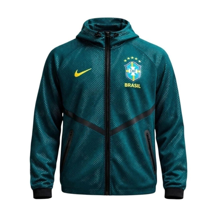 Nike Brazil Knit Hino Chevron Jacket Green