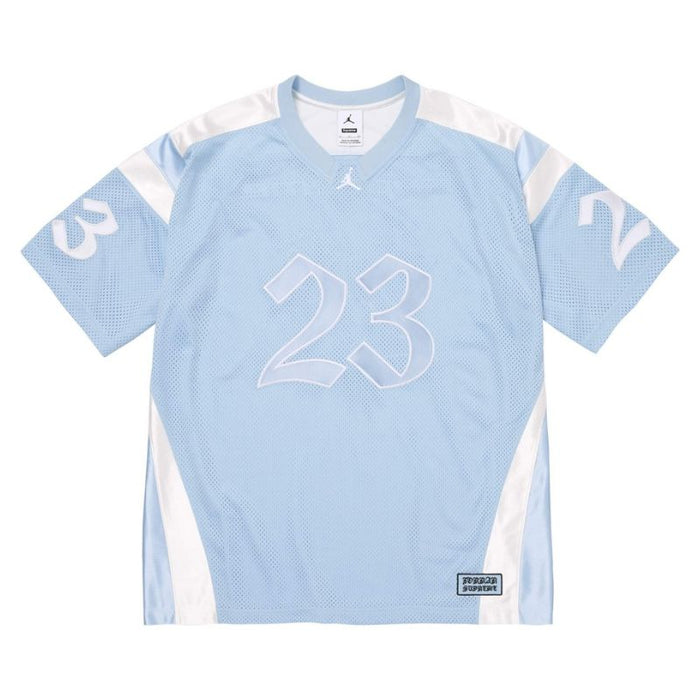 Air Jordan x Supreme Jersey Light T-Shirt Blue