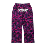 BAPE x SYNA By Central Cee x Spotfy Camo Pants Purple