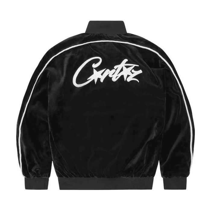 Corteiz Velvet Jacket Black